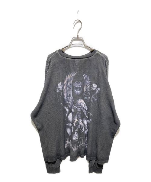 TOUR（ツアー）TOUR (ツアー) サーマルカットソー ブラック サイズ:ＸＬの古着・服飾アイテム