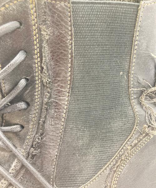 Alfredo BANNISTER（アルフレッドバニスター）Alfredo BANNISTER (アルフレッドバニスター) アーカイブニットレイヤードブーツ ブラック サイズ:42の古着・服飾アイテム