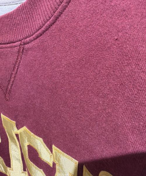 Champion（チャンピオン）Champion (チャンピオン) 刺繍スウェット ブラウン サイズ:ＸＬの古着・服飾アイテム
