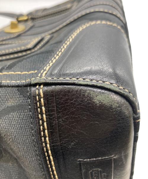 COACH（コーチ）COACH (コーチ) シグネチャーハンドバッグ ブラックの古着・服飾アイテム