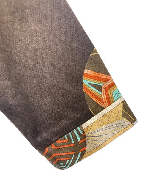 LEONARD（レオナール）LEONARD (レオナール) 総柄カットソー ブラウン サイズ:42の古着・服飾アイテム