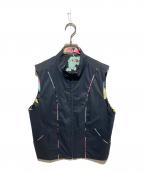LEONARD SPORTレオナール スポーツ）の古着「リバーシブルナイロンベスト」｜ブラック