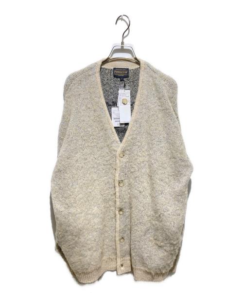 PENDLETON（ペンドルトン）PENDLETON (ペンドルトン) Vネックカーディガン ベージュ サイズ:Ｌ 未使用品の古着・服飾アイテム