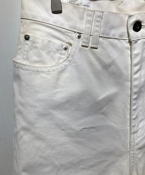 MONKEY TIME（モンキータイム）MONKEY TIME (モンキータイム) ピグメント プリント ダック バギー パンツ ホワイト サイズ:Mの古着・服飾アイテム