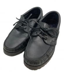 STEVEN ALAN（スティーブンアラン）の古着「3EYE MOCCASIN/モカシンシューズ」｜ブラック