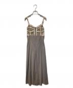 JOSE MOONジョゼムーン）の古着「BUSTIER JUMPSUIT」｜グレー