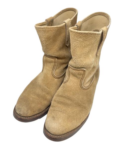 RED WING（レッドウィング）RED WING (レッドウィング) スウェードペコスブーツ ベージュ サイズ:8　1/2の古着・服飾アイテム