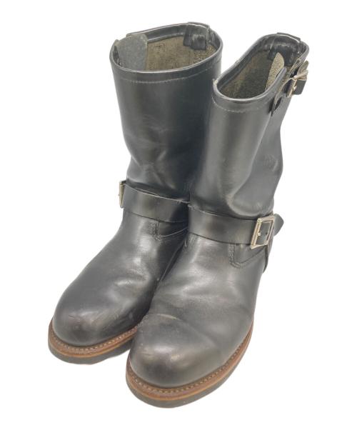 RED WING（レッドウィング）RED WING (レッドウィング) エンジニアブーツ ブラック サイズ:8　1/2の古着・服飾アイテム