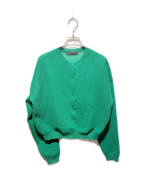 Noble（ノーブル）Noble (ノーブル) スポンジシアーニットカーディガン グリーン サイズ:不明の古着・服飾アイテム