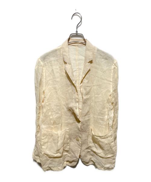 Whim Gazette（ウィムガゼット）Whim Gazette (ウィムガゼット) ラミージャケット ベージュ サイズ:38の古着・服飾アイテム