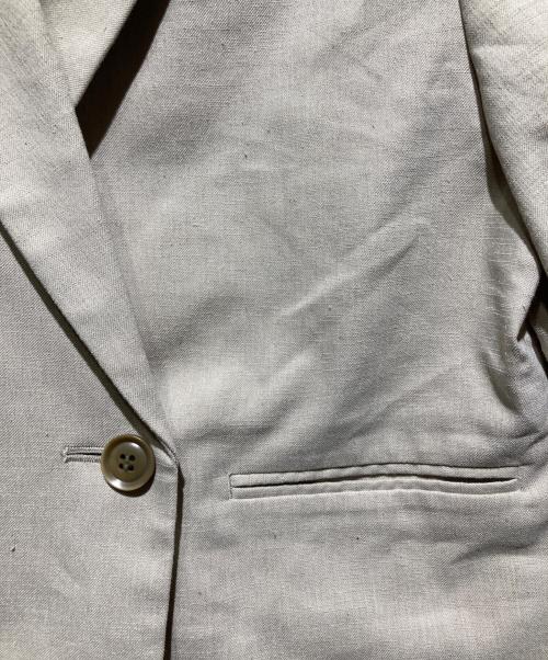 Noble（ノーブル）Noble (ノーブル) ハーフスリーブボクシージャケット ベージュ サイズ:38の古着・服飾アイテム