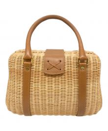 TOMMASO CANDRIA（トマーソカンダリア）の古着「イタリア製 カゴバッグ」｜ベージュ