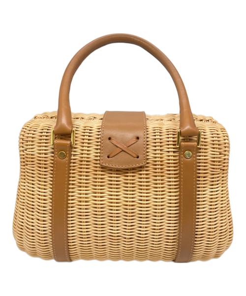 TOMMASO CANDRIA（トマーソカンダリア）TOMMASO CANDRIA (トマーソカンダリア) イタリア製 カゴバッグ ベージュの古着・服飾アイテム