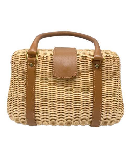 TOMMASO CANDRIA（トマーソカンダリア）TOMMASO CANDRIA (トマーソカンダリア) イタリア製 カゴバッグ ベージュの古着・服飾アイテム