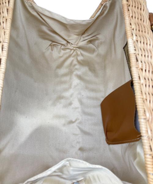 TOMMASO CANDRIA（トマーソカンダリア）TOMMASO CANDRIA (トマーソカンダリア) イタリア製 カゴバッグ ベージュの古着・服飾アイテム