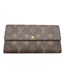 LOUIS VUITTON（ルイ ヴィトン）の古着「長財布」｜ブラウン