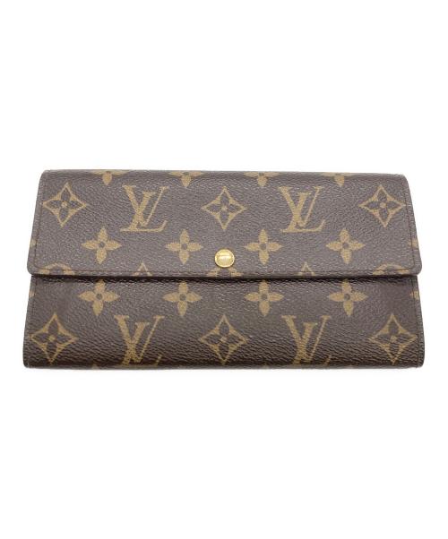LOUIS VUITTON（ルイ ヴィトン）LOUIS VUITTON (ルイ ヴィトン) 長財布 ブラウンの古着・服飾アイテム
