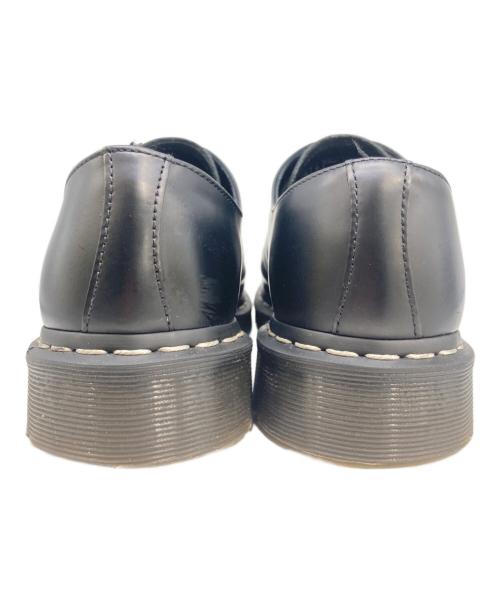 Dr.Martens（ドクターマーチン）Dr.Martens (ドクターマーチン) 1461 ホワイトステッチ 3 ホール シューズ ブラック サイズ:27の古着・服飾アイテム