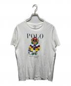 POLO RALPH LAURENポロ・ラルフローレン）の古着「プリントTシャツ」｜ホワイト