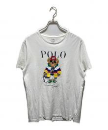 POLO RALPH LAUREN（ポロ・ラルフローレン）の古着「プリントTシャツ」｜ホワイト