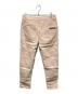 BRUNELLO CUCINELLI (ブルネロクチネリ) レザーパッチロゴデニムパンツ ベージュ サイズ:40：15000円