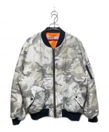 NEUTRAL Buzz Reaction（ニュートラルバズリアクション）の古着「カモフラMA-1ジャケット」｜ベージュ