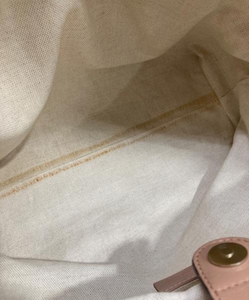 GUCCI（グッチ）GUCCI (グッチ) ディアマンテスーキ−ハンドバック アイボリーの古着・服飾アイテム