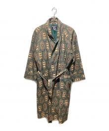 Burberry's（バーバリー）の古着「乗馬柄ガウンコート」｜グリーン