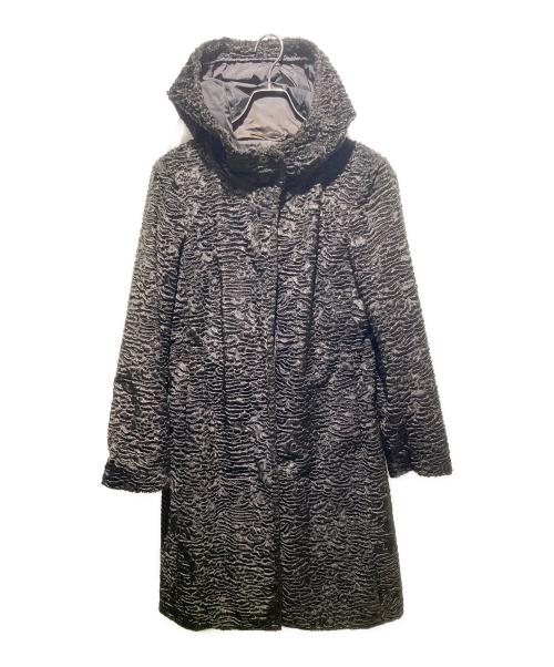 'S Max Mara（エスマックスマーラ）'S Max Mara (エスマックスマーラ) フーデッドコート ブラウン サイズ:42の古着・服飾アイテム