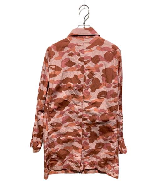 A BATHING APE（アベイシングエイプ）A BATHING APE (アベイシングエイプ) カモコート ピンク サイズ:Sの古着・服飾アイテム