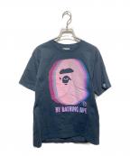 A BATHING APEアベイシングエイプ）の古着「プリントTシャツ」｜ブラック