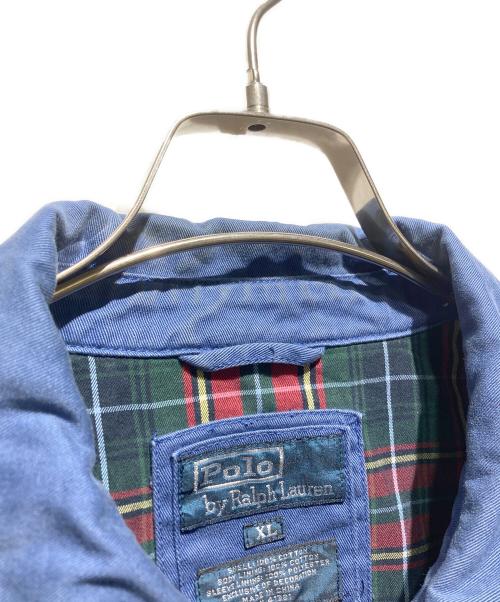 POLO RALPH LAUREN（ポロ・ラルフローレン）POLO RALPH LAUREN (ポロ・ラルフローレン) チンスト付き裏地チェックスイングトップ ネイビー サイズ:XLの古着・服飾アイテム