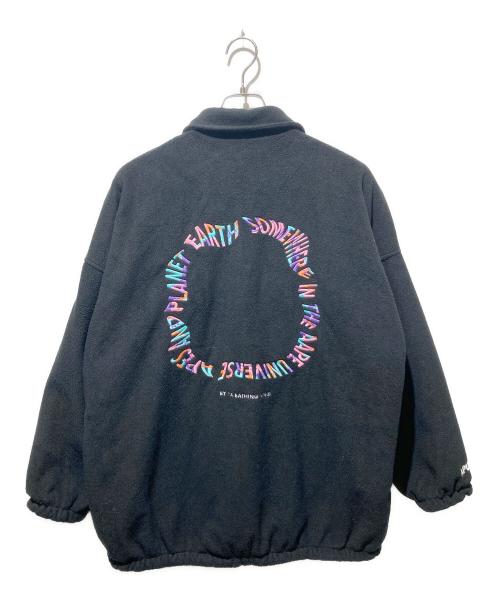Aape BY A BATHING APE（エーエイプ バイ アベイシングエイプ）Aape BY A BATHING APE (エーエイプ バイ アベイシングエイプ) ジップアップフリースジャケット ブラック サイズ:XSの古着・服飾アイテム