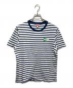 KENZOケンゾー）の古着「ボーダーTシャツ」｜ネイビー