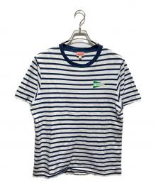 KENZO（ケンゾー）の古着「ボーダーTシャツ」｜ネイビー