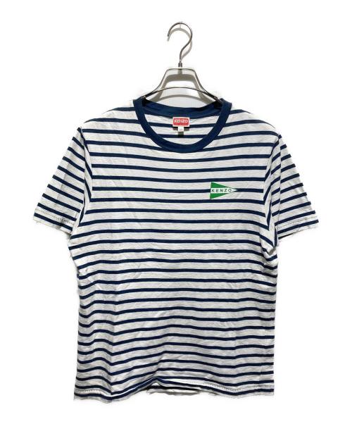 KENZO（ケンゾー）KENZO (ケンゾー) ボーダーTシャツ ネイビー サイズ:XSの古着・服飾アイテム