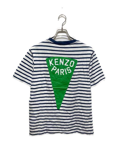 KENZO（ケンゾー）KENZO (ケンゾー) ボーダーTシャツ ネイビー サイズ:XSの古着・服飾アイテム