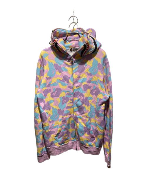 A BATHING APE（アベイシングエイプ）A BATHING APE (アベイシングエイプ) Care Bears (ケアベア) コラボシャークパーカー マルチカラー サイズ:Sの古着・服飾アイテム