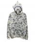 A BATHING APE（アベイシングエイプ）の古着「ホワイトカモシャークパーカー」｜ホワイト