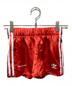 adidas×Sporty & Richアディダス×スポーティーアンドリッチ）の古着「ショートパンツ」｜レッド