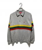 SUPREMEシュプリーム）の古着「23FW small box polo sweater」｜グレー
