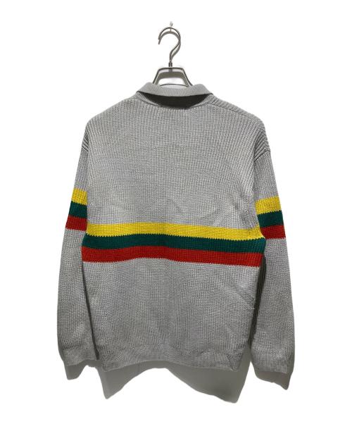 SUPREME（シュプリーム）Supreme (シュプリーム) 23FW small box polo sweater グレー サイズ:Mの古着・服飾アイテム