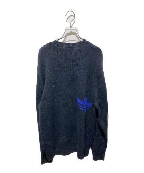 adidas Originals（アディダスオリジナル）adidas Originals (アディダスオリジナル) シュムーフォイル ニットセーター ブラック サイズ:Ｍの古着・服飾アイテム