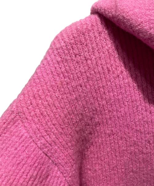 Aape BY A BATHING APE（エーエイプ バイ アベイシングエイプ）AAPE BY A BATHING APE (エーエイプ バイ アベイシングエイプ) ジップアップニットパーカー ピンク サイズ:XXSの古着・服飾アイテム