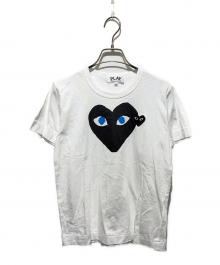 PLAY COMME des GARCONS（プレイコムデギャルソン）の古着「AD2018/8 プリントｔシャツ」｜ホワイト