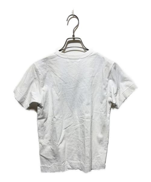 PLAY COMME des GARCONS（プレイコムデギャルソン）PLAY COMME des GARCONS (プレイコムデギャルソン) AD2018/8 プリントｔシャツ ホワイト サイズ:Mの古着・服飾アイテム