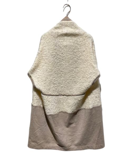 support surface（サポートサーフェス）support surface (サポートサーフェス) モヘア切替ベスト ベージュ サイズ:Sの古着・服飾アイテム