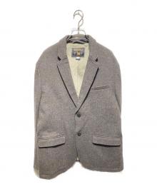 WOOLRICH（ウールリッチ）の古着「レザーエルボーパッチテーラードジャケット」｜ブラウン