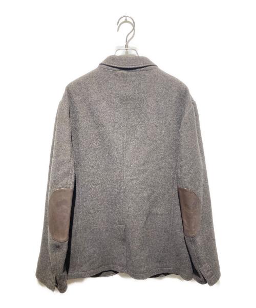 WOOLRICH（ウールリッチ）WOOLRICH (ウールリッチ) レザーエルボーパッチテーラードジャケット ブラウン サイズ:不明の古着・服飾アイテム