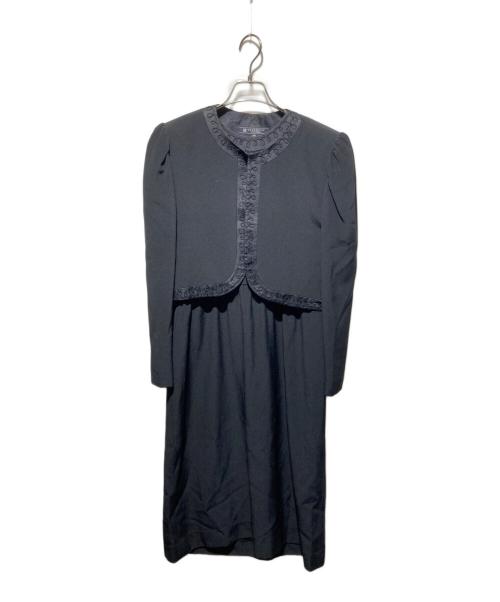 GIVENCHY（ジバンシィ）GIVENCHY (ジバンシィ) 【OLD】フォーマルセットアップ ブラック サイズ:14の古着・服飾アイテム